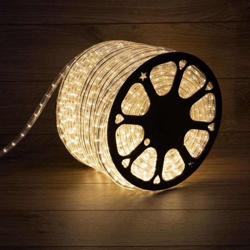 

Новогодняя гирлянда Neon-Night Дюралайт LED 100 м 121-156 (теплый белый)