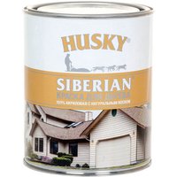 Краска Husky Siberian Акриловая для дерева 0.9 л (белый База А)