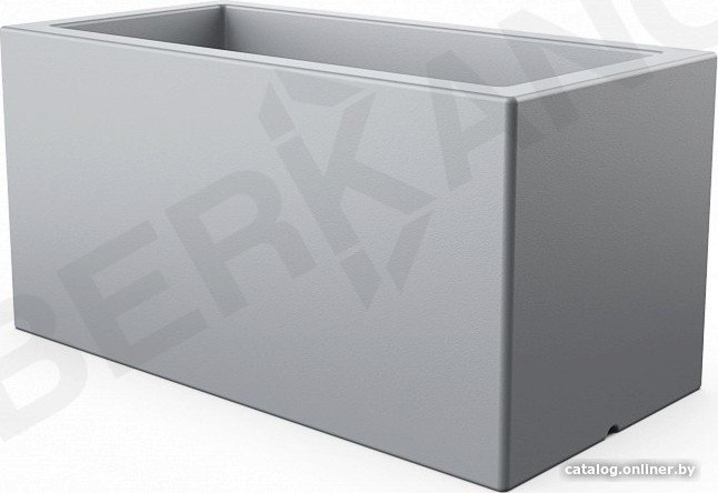 Кашпо Berkano Cubric 80*40 DB (серый)