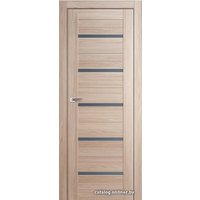 Межкомнатная дверь ProfilDoors 7X 70x200 (капучино мелинга/стекло графит)