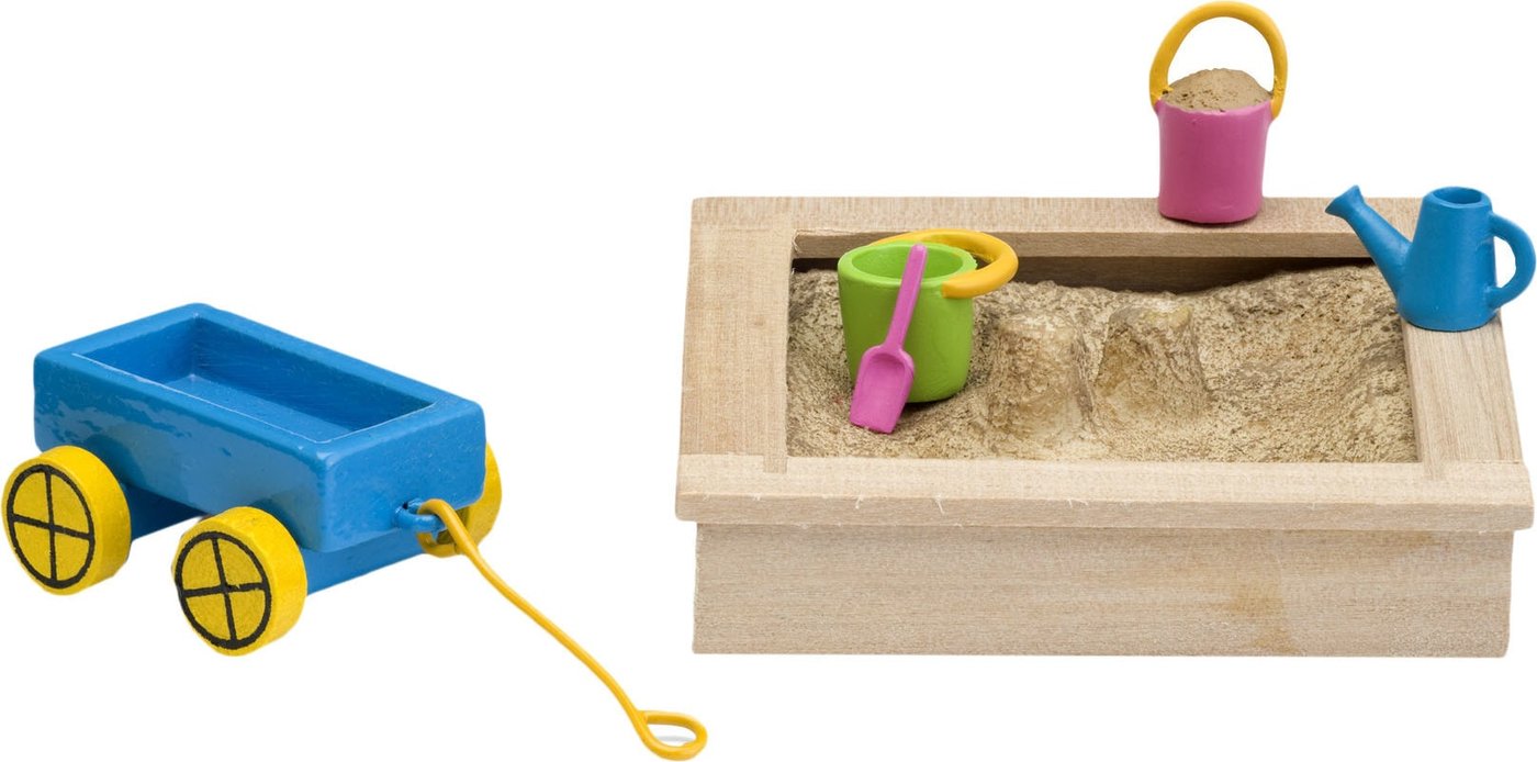 

Аксессуары для кукольного домика Lundby Песочница с игрушками 60509600