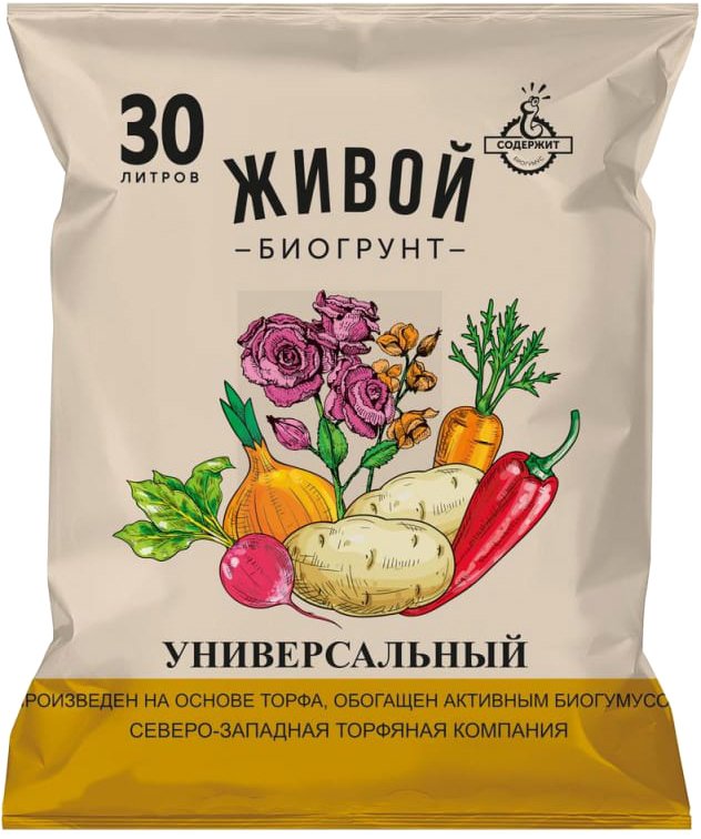 

Грунт Живой Биогрунт Универсальный (30 л)