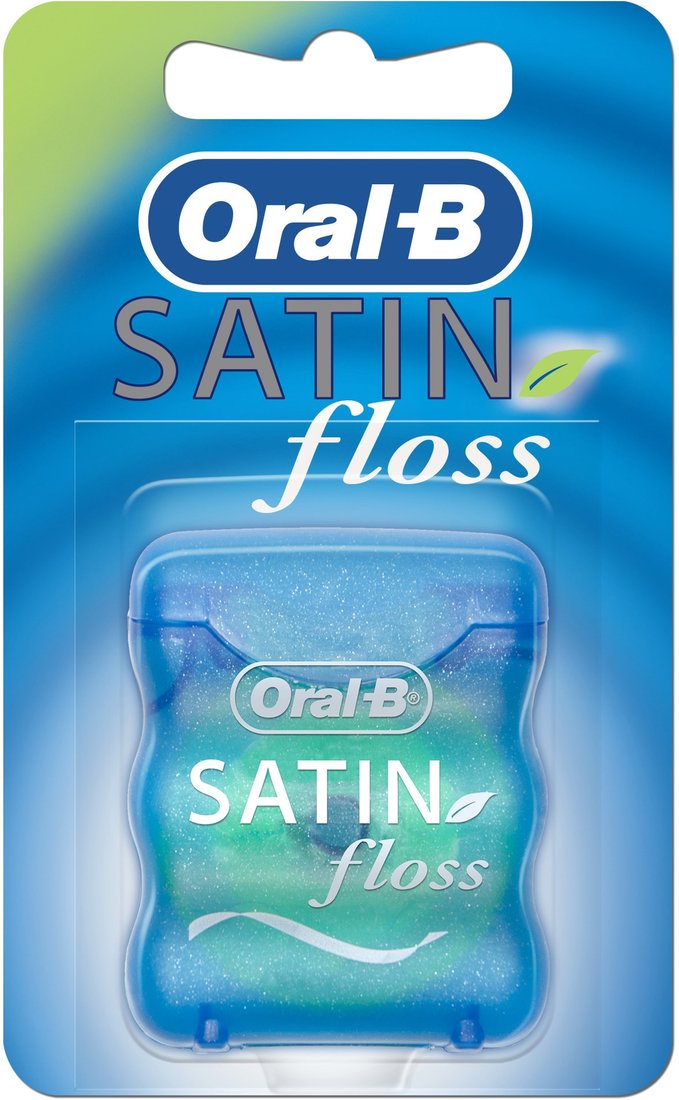 

Зубная нить Oral-B SatinFloss мятная 25 м