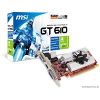 Видеокарта MSI GeForce GT 610 2GB DDR3 (N610GT-MD2GD3/LP)
