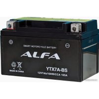 Мотоциклетный аккумулятор ALFA YTX7A-BS (7 А·ч)