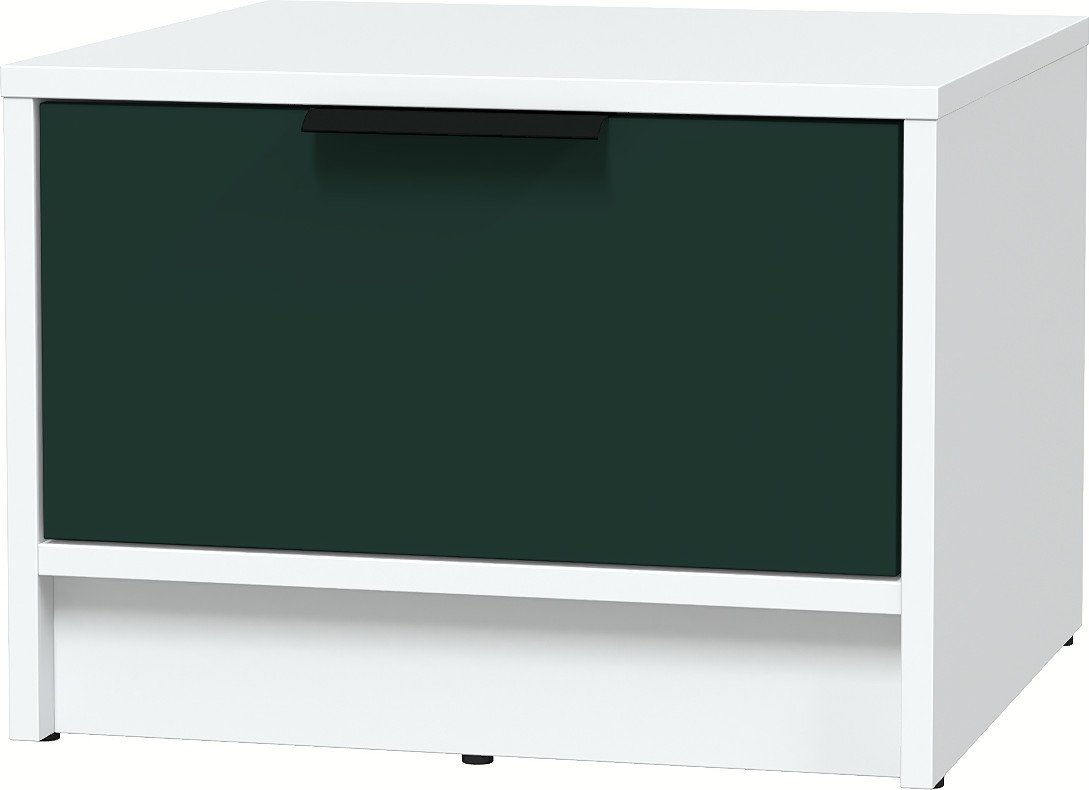 

Тумба Интерлиния Концепт КТ-ТК1-35 Глосс (белый платинум/изумруд)