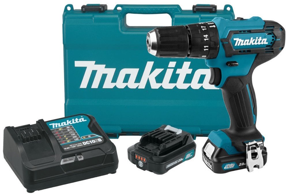 Ударная дрель-шуруповерт Makita HP333DSAE (с 2-мя АКБ, кейс)