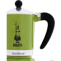 Гейзерная кофеварка Bialetti Rainbow (6 порций, зеленый) в Бобруйске