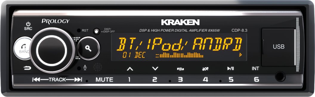 

USB-магнитола Prology CDP-8.3 Kraken