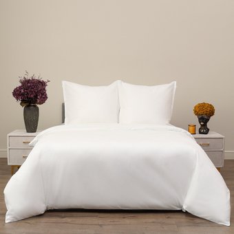 Евро комплект постельного белья Siberia Home Сэнди Евро 70x70 Сиб-Евро-С-б70x70 (белый)