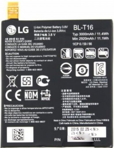 

Аккумулятор для телефона Копия LG BL-T16
