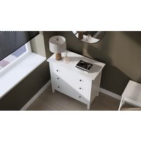 Комод Лузалес Кымор 3 ящика (белый)