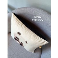 Декоративная подушка Matex Fluffy. Пандочка 61-618 (белый/черный)