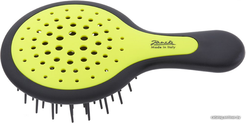 Расческа Janeke Superbrush Mini 71SP220NERYFL (черный/желтый)