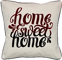 

Декоративная подушка Matex Sweet Home 00-174 (белый/градиент красный/черный)