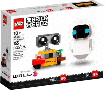 Конструктор LEGO Brick Headz 40619 Ева и Валл-И