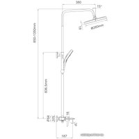 Душевая система  Gappo G2403-8