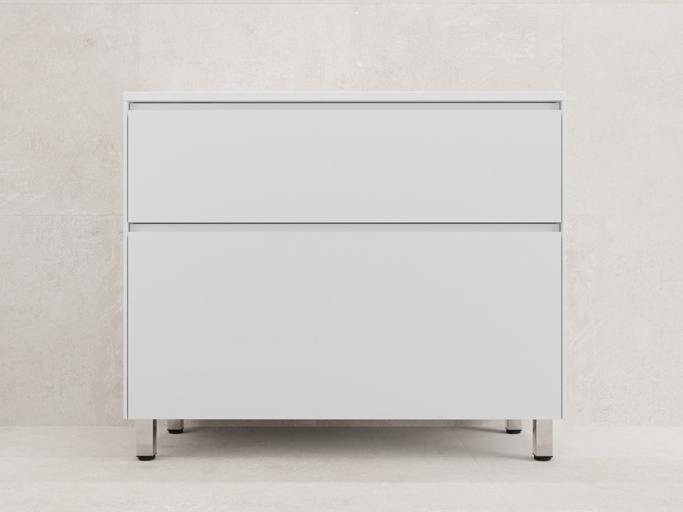 

Style Line Тумба под умывальник Лима 75см 2 ящика Plus (напольная)