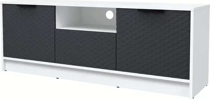 

Тумба Интерлиния ТВ Концепт КТ-ТВ3-50 Техно (белый платинум/пепел)