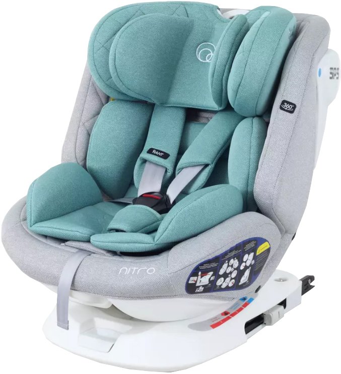 

Детское автокресло Rant Nitro Isofix UB619 (серый/мятный)