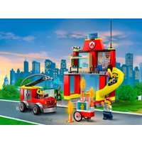 Конструктор LEGO City 60375 Пожарная часть и пожарная машина