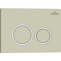 Унитаз подвесной Roxen Antares 530185-01 в комплекте с инсталляцией StounFix Dual Fresh 6 в 1 966181 (кнопка: бежевый)