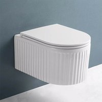 Унитаз подвесной Roxen Royal Matt в комплекте с инсталляцией StounFix Dual Fresh 6 в 1 968277 (кнопка: пастель бежевый)