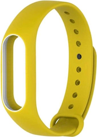 Ремешок Xiaomi для Mi Band 2 (желтый/белый)