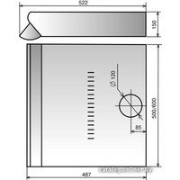 Кухонная вытяжка Elikor Davoline 60П-290-П3Л (черный)