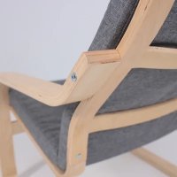 Интерьерное кресло AksHome Relax (ткань, серый QS-9)