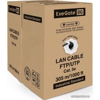 Кабель ExeGate UTP4-C5e-CU-S24-OUT-PE-BK-305 UTP