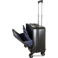 Чемодан-спиннер Verage кейс-пилот Leader 19031-10AW 42 см (черный)