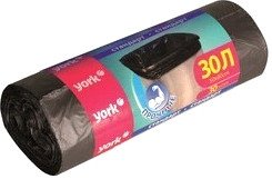 

Пакеты для мусора York 30 л (30 шт)