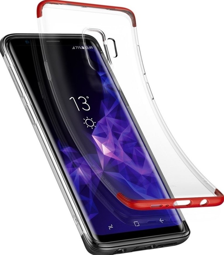 

Чехол для телефона Baseus Armor Case для Samsung Galaxy S9 (красный/прозрачный)