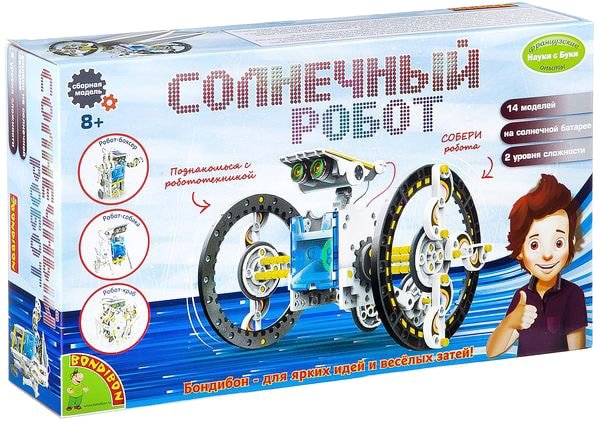 

Набор для опытов Bondibon Науки с Буки Солнечный Робот ВВ2289