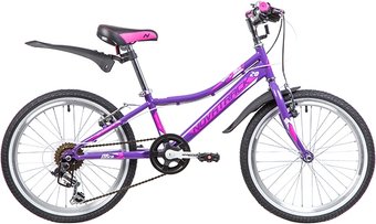 Детский велосипед Novatrack Alice 20 (фиолетовый, 2019)