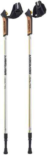 Палки для скандинавской ходьбы Berger Blade 77-135 (серебристый/желтый/черный)