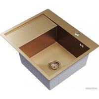 Кухонная мойка Mixline Pro 552928 (бронза, с сифоном)