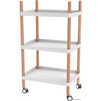 Сервировочный стол LoftyHome Cedar 263H-W (белый)