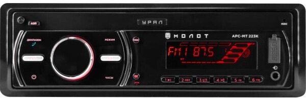 

USB-магнитола Урал Молот АРС-МТ 223К