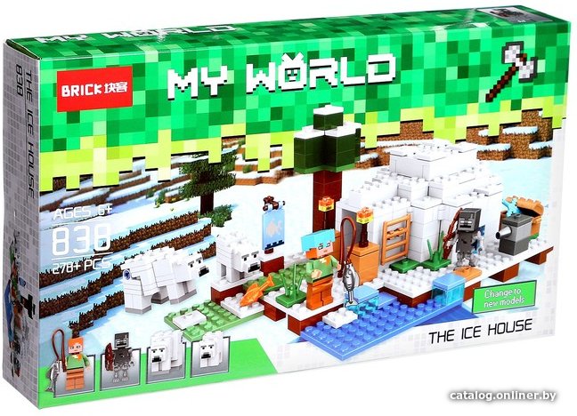 Конструктор Brick Ледяной дом 5208261