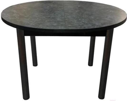 

Кухонный стол Solt 110х100-38 (костило темный/ноги круглые черные)