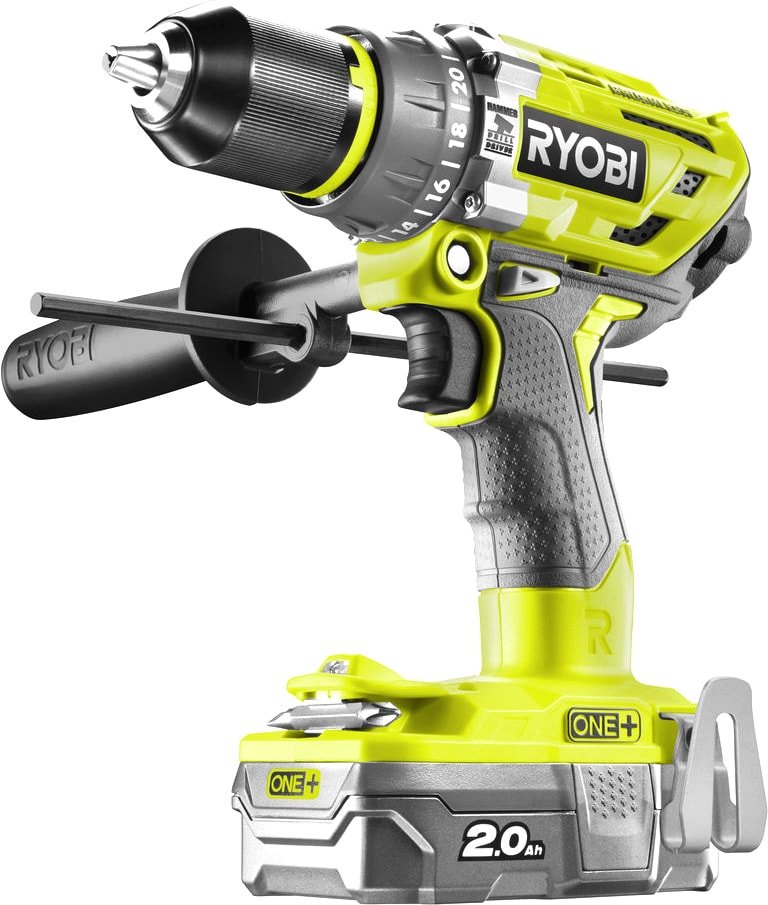 

Ударная дрель-шуруповерт Ryobi R18PD7-220B 5133004295 (с 2-мя АКБ, кейс)
