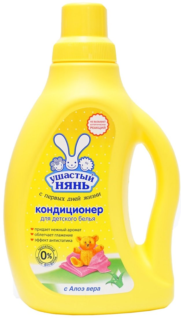 

Кондиционер для белья Ушастый нянь для белья детский Алоэ Вера 750 мл