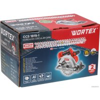 Дисковая (циркулярная) пила Wortex CCS 1819-1 1329533 (с 1-м АКБ, кейс)