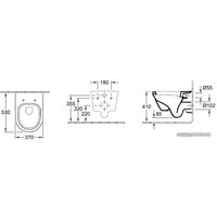 Унитаз подвесной Villeroy & Boch Omnia Architectura 5684H101