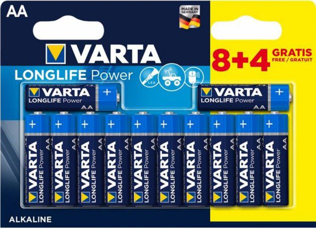 

Батарейка Varta Longlife Power АА 12шт