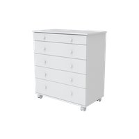 Детский комод Incanto Oskar V 800/5 PK-0004/0 (белый)