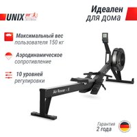 Гребной тренажер Unixfit Air Rower-X Black