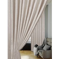 Комплект штор Mio Tesoro Мрамор 200x270 (2 шт, молоко)